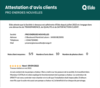 attestation avis client Pro Energies nouvelles