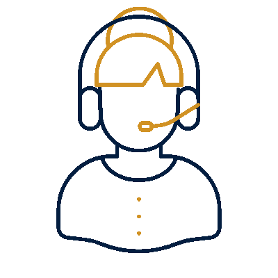 Wired outline 683 female customer service hover pinch