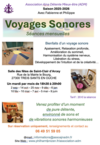 Flyer Voyages sonores - Saison 2025-2026