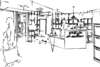 architecte d'intérieur en action dans un espace professionnel moderne