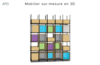 Mobilier sur mesure en  3D