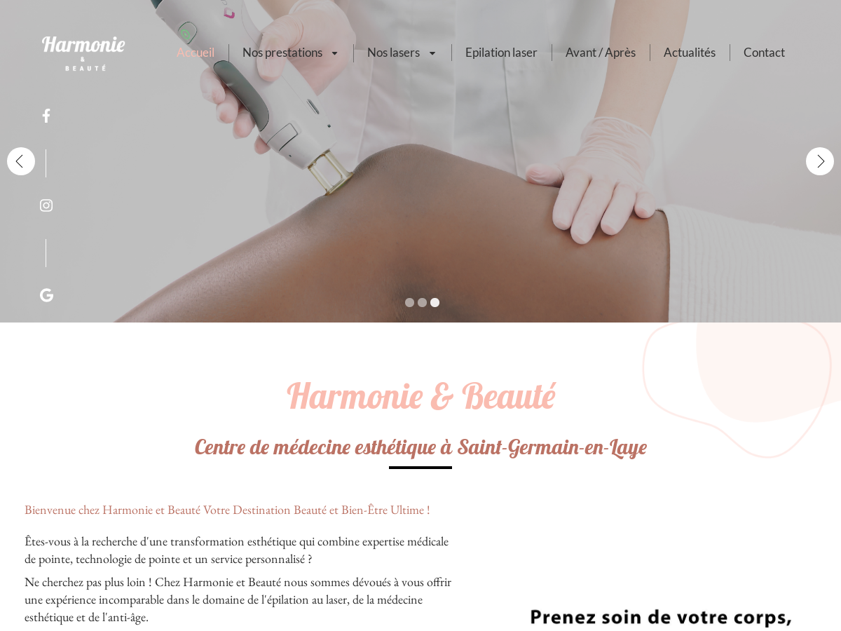 Exemple de site internet de  à Saint Germain en Laye