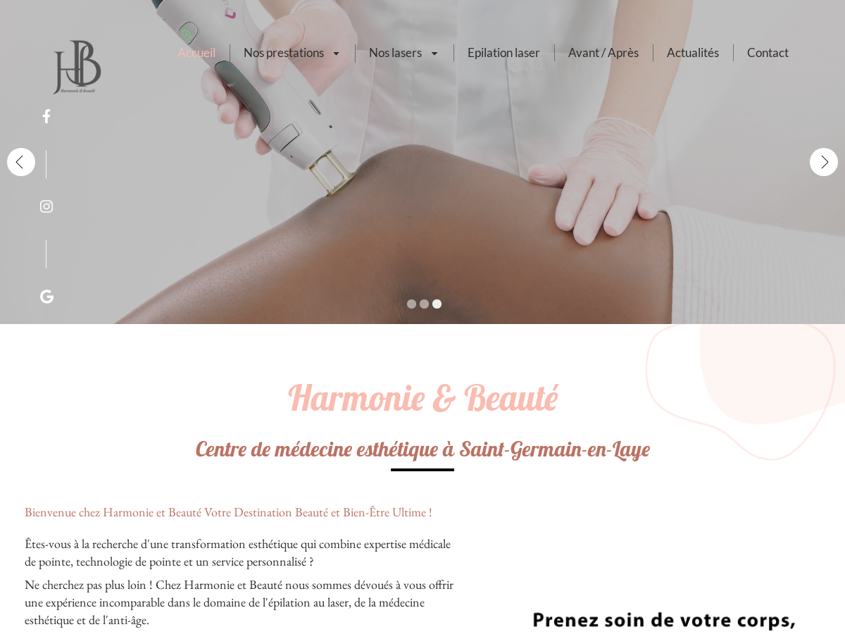 Exemple de site internet de  à Saint Germain en Laye