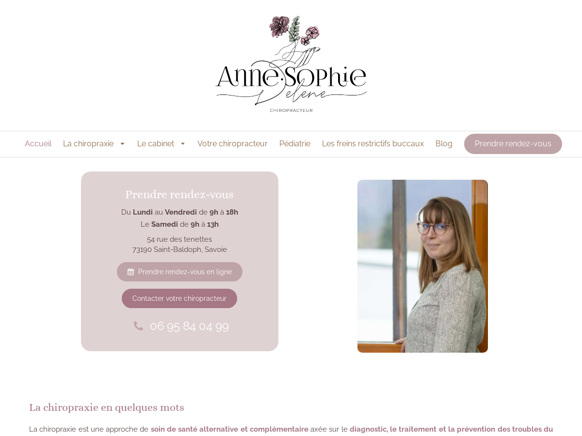 Exemple de site internet de  à Saint-Baldoph, Savoie