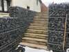 habillage d'escalier en moquette de pierre