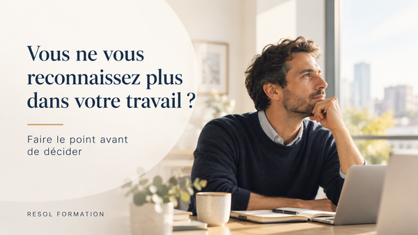 Vous ne vous reconnaissez plus dans votre travail ?