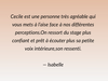 <img alt="Avis de participants au stage Développer sa médiumnité animé par Cécile Renaudat">