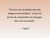 alt="Avis d'une cliente lors d'une séance d'hypnose spirituelle délivrée par Cécile Renaudat"