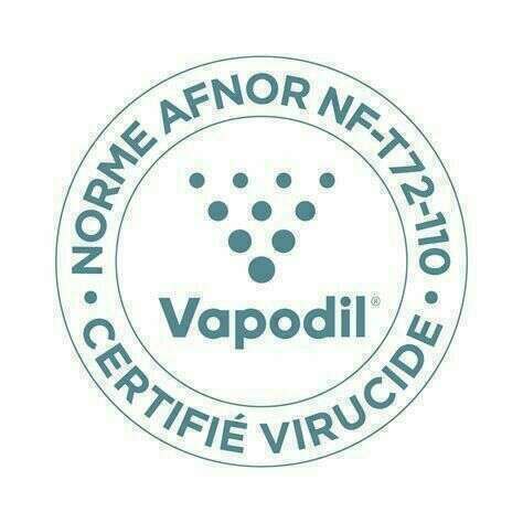 Nous avons fait le choix de la solution de nettoyage écologique à la vapeur sèche Vapodil, recommandée par l’AFPRA (Association Française pour la Prévention des Allergies) et déclarée conforme à la norme NF T72-110 validant scientifiquement ses propriétés bactéricide, sporicide, fongicide, levuricide, mycobactéricide et virucide.
