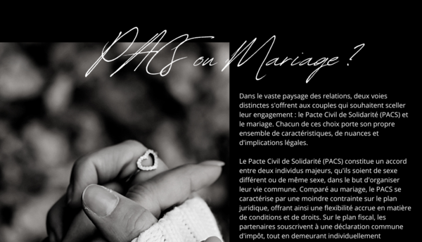 PACS ou Mariage ?