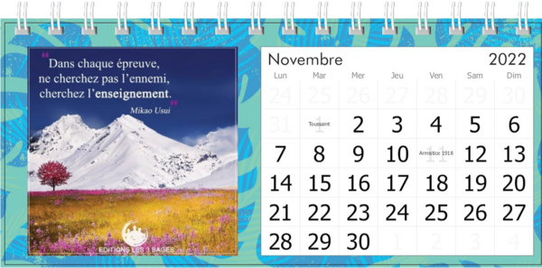 Novembre est un bon mois...pour apprendre de mes épreuves