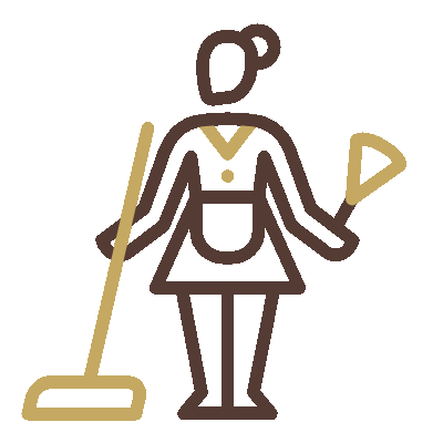 Wired outline 1522 housekeeper