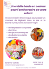 Flyer atelier clown