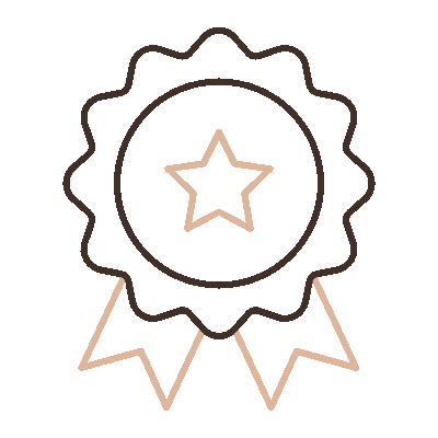 Wired outline 434 prize padge ribbon hover pinch  4 