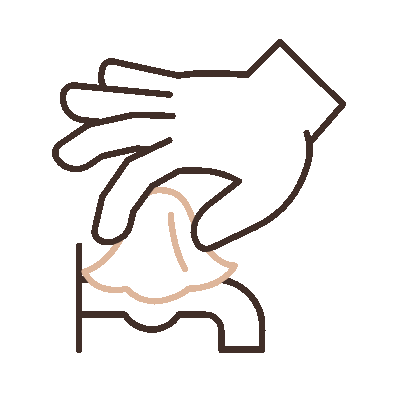 Wired outline 540 hand washing step 11 hover pinch