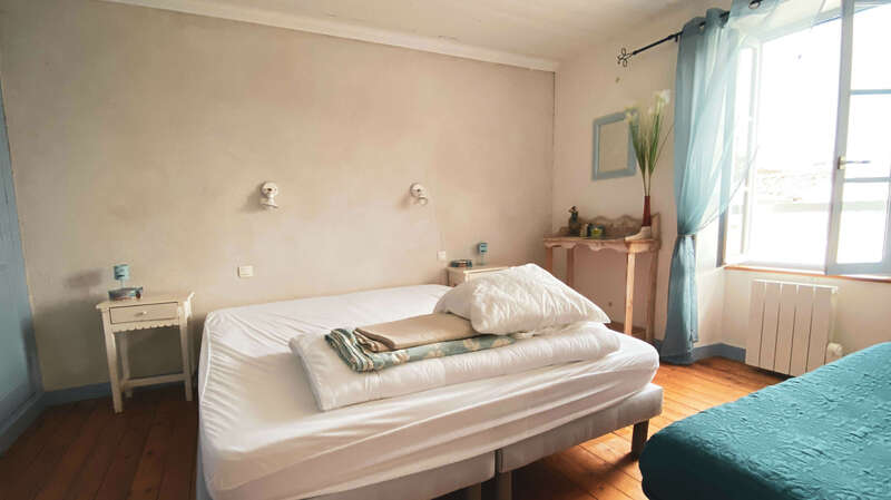La chambre « Bleue » à l'étage