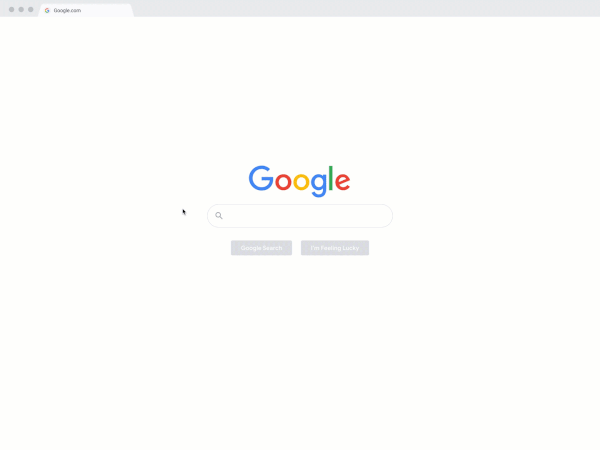 Google envoi messages search