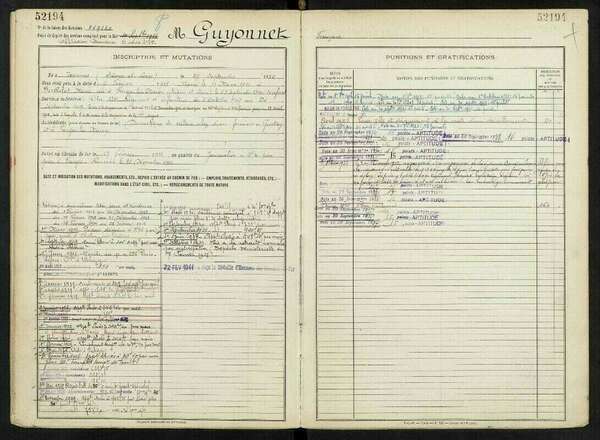 Un employé des chemins de fer P.L.M.