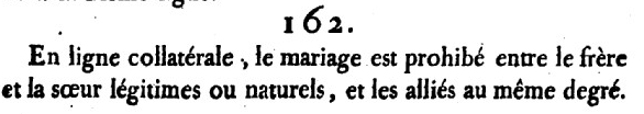 U comme Union avec son beau-frère