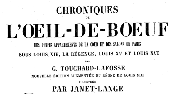 Georges Touchard-Lafosse, un auteur prolifique