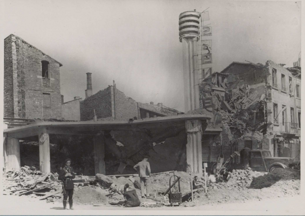 26 mai 1944, un commerce de Vaise endommagé par les bombardements