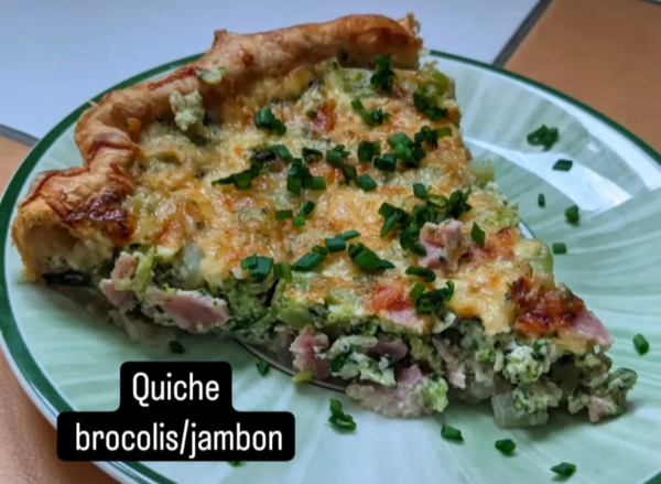 Quiche jambon/brocolis 