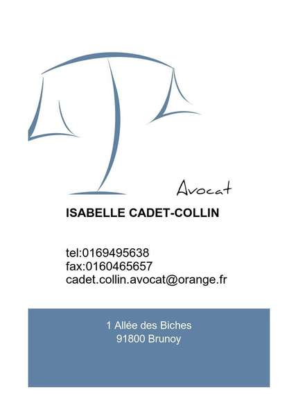 Logo Isabelle CADET-COLLIN Avocat