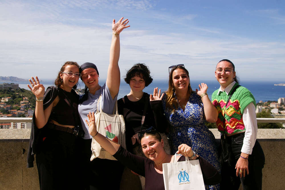 Nos étudiants à Marseille....