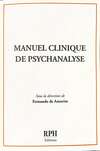 Livre Manuel Clinique de psychanalyse RPH