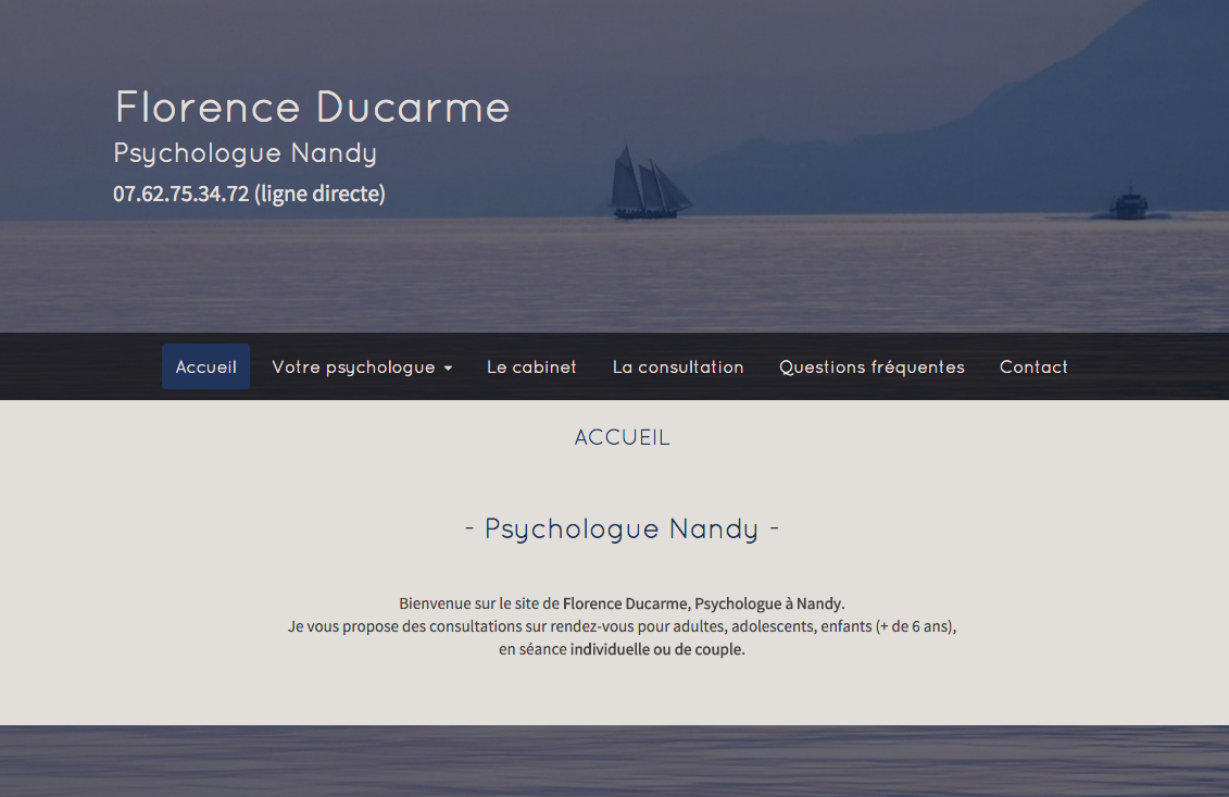 Florence DUCARME - Psychologue Nandy
