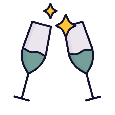 Wired lineal 2237 champagne flutes