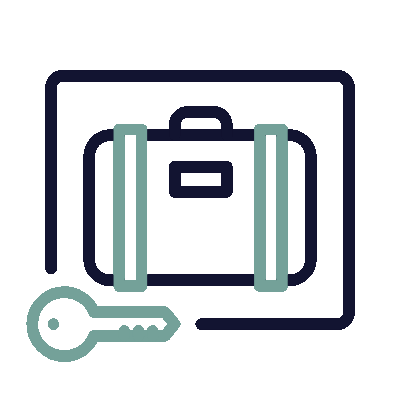 Wired outline 2071 baggage lock