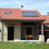 Panneaux solaires thermiques sur toiture pour énergie solaire