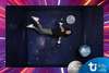 Animation de la gravity box sur le thème espace pour Engie à la Station F à Paris en 2019