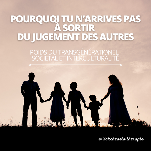 Pourquoi tu n'arrives pas à sortir du jugement des autres ?