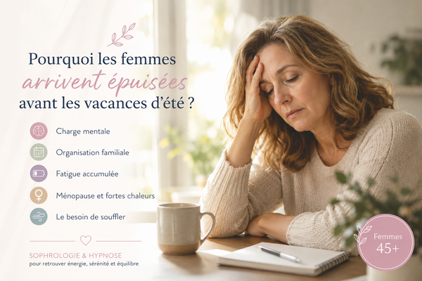 Pourquoi les femmes arrivent épuisées avant les vacances d'été ?