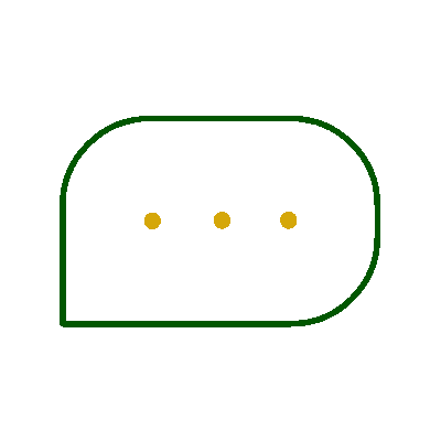 Wired outline 203 chat message hover pinch