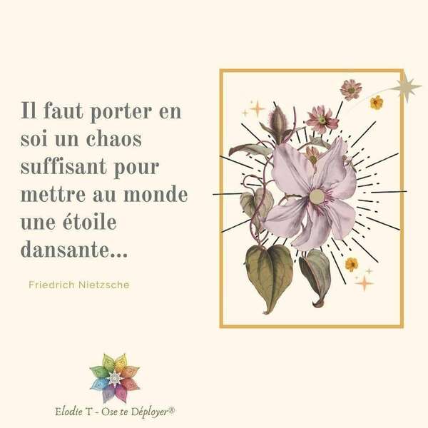 Il faut porter en soi le chaos