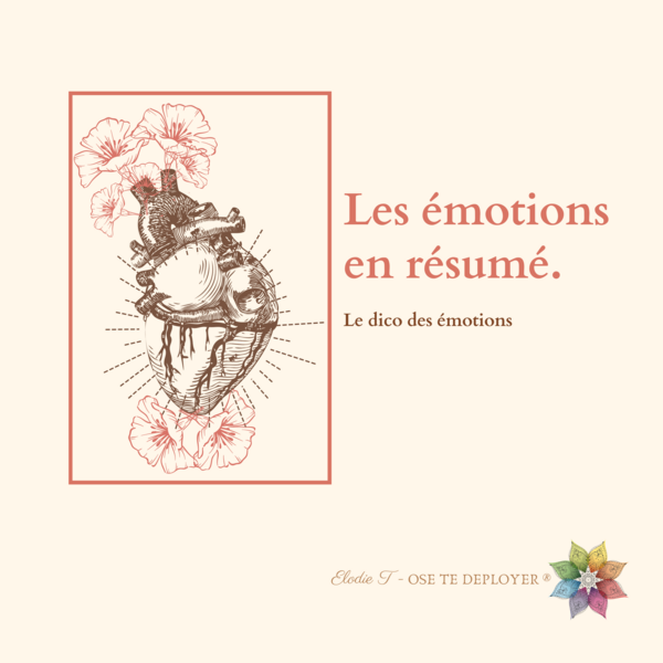 Les émotions en résumé : Le dico