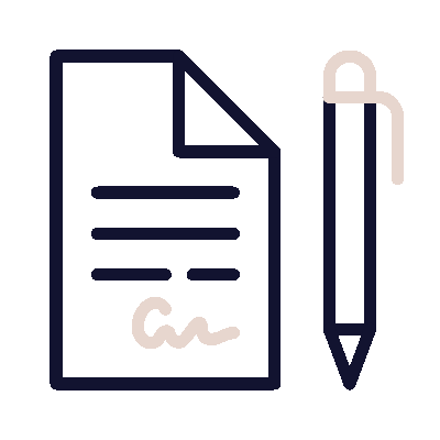 Wired outline 1019 document signature hand hover pinch  1 