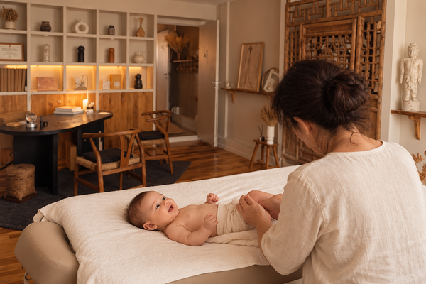 Masser son bébé