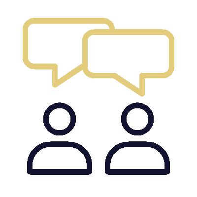 Wired outline 981 consultation hover conversation