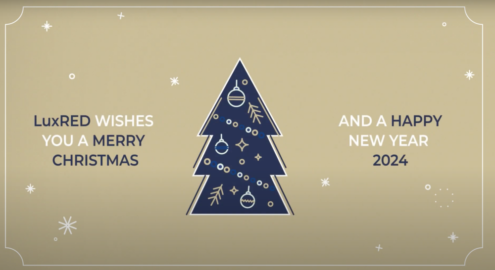 LuxRED vous souhaite un joyeux Noël et une bonne année 2024 !