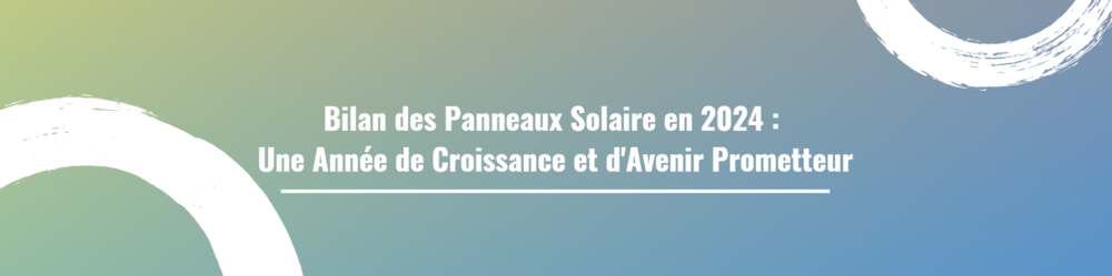 Bilan des Panneaux Solaire en 2024 : Une Année de Croissance et d'Avenir Prometteur