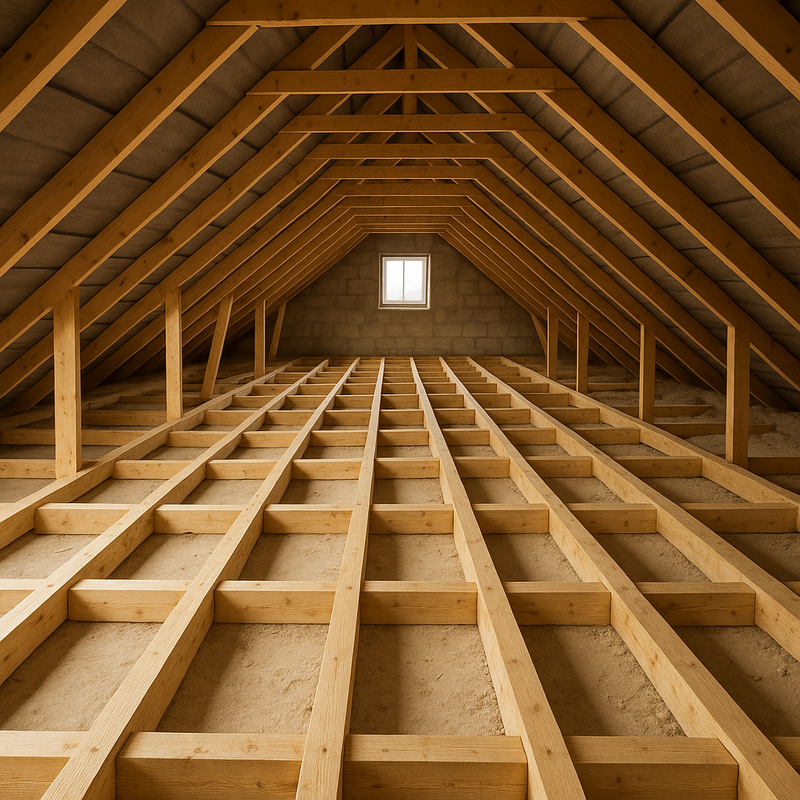 combles avant travaux 