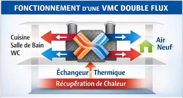 VMC double flux : améliorez l’air de votre maison tout en réduisant vos dépenses énergétiques