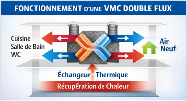 VMC double flux : améliorez l’air de votre maison tout en réduisant vos dépenses énergétiques