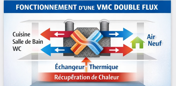 VMC DOUBLE FLUX : confort et performance