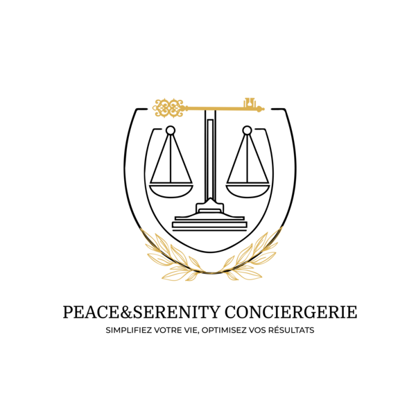 Logo Sasu Peace&serenity Conciergerie Logo Sasu Peace&serenity Conciergerie