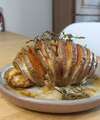 patate douce Hasselback au Comté